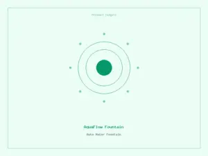 AquaFlow automatic water fountain for pets with 3-stage filtration