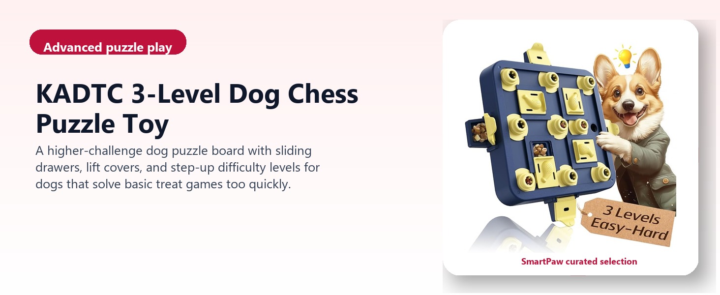 KADTC 3-Level Dog Chess Puzzle Toy hero image