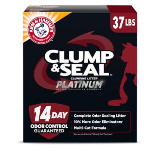 ARM & HAMMER Clump & Seal Platinum Multi-Cat Litter 37 lb main product photo