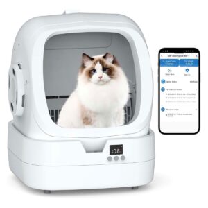 App-Control Self-Cleaning Litter Box with Weight Monitoring and Anti-Pinch Safety main product photo