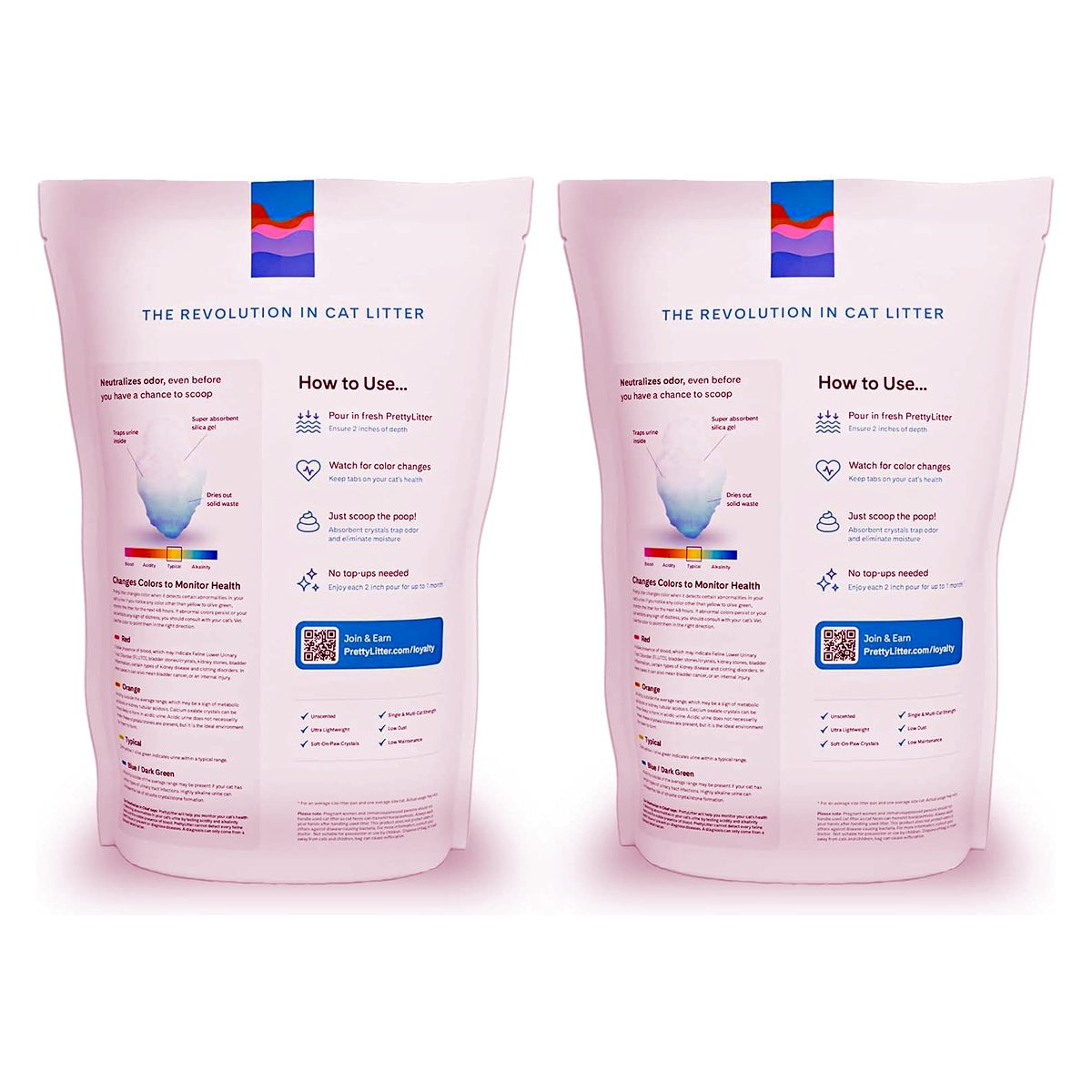 PrettyLitter Health Monitoring Cat Litter Pack of 2 detail photo