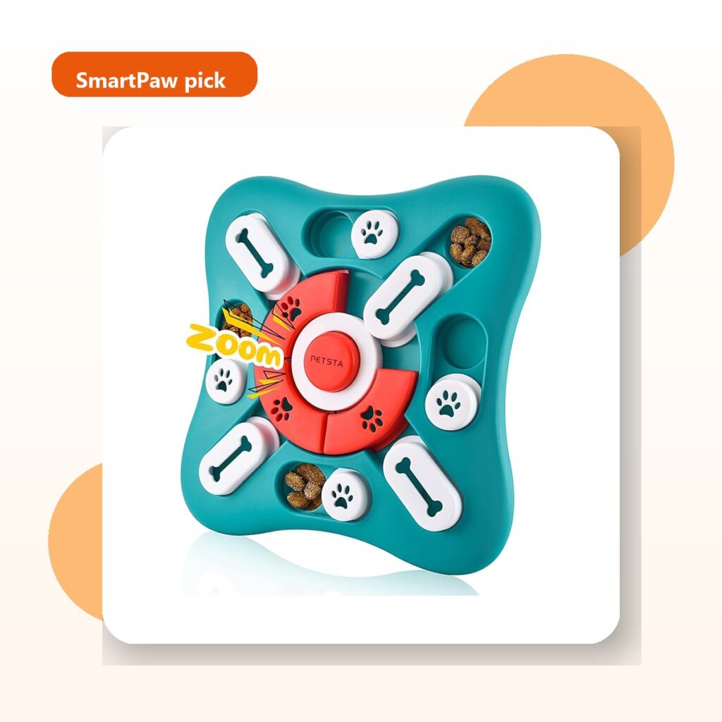 PETSTA Treat Dispensing Puzzle Toy for Dogs and Cats