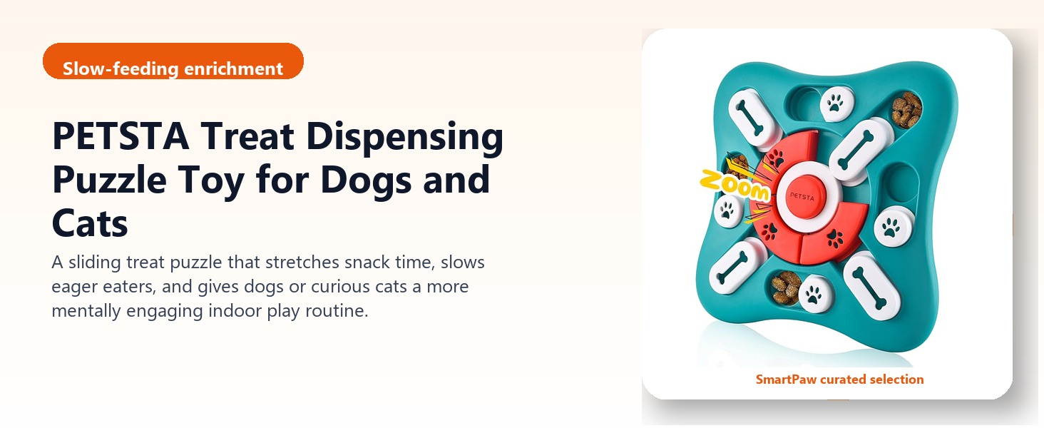 PETSTA Treat Dispensing Puzzle Toy for Dogs and Cats hero image