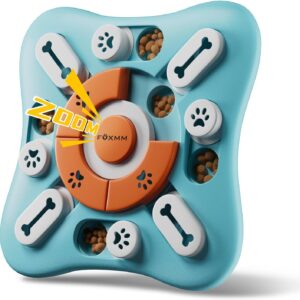 FOXMM Dog Puzzle Feeder | Interactive IQ Training Toy