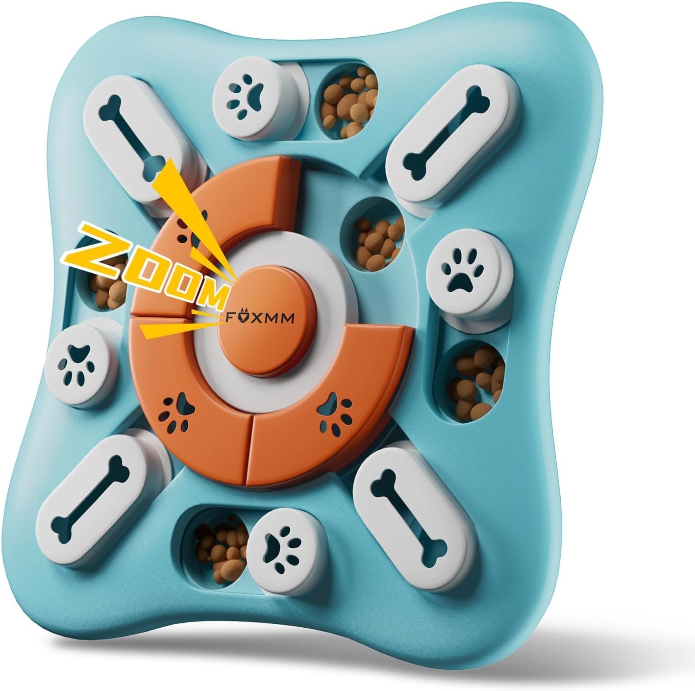 FOXMM Dog Puzzle Feeder | Interactive IQ Training Toy