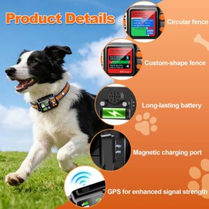 DJNFGQ Satellite Dog Tracker - Global No-Signal Pet GPS