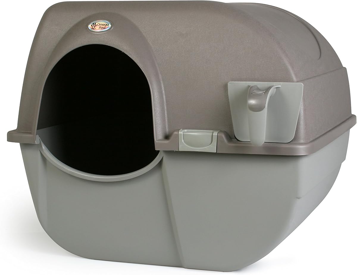 Omega Paw Roll n Clean Self-Cleaning Litter Box
