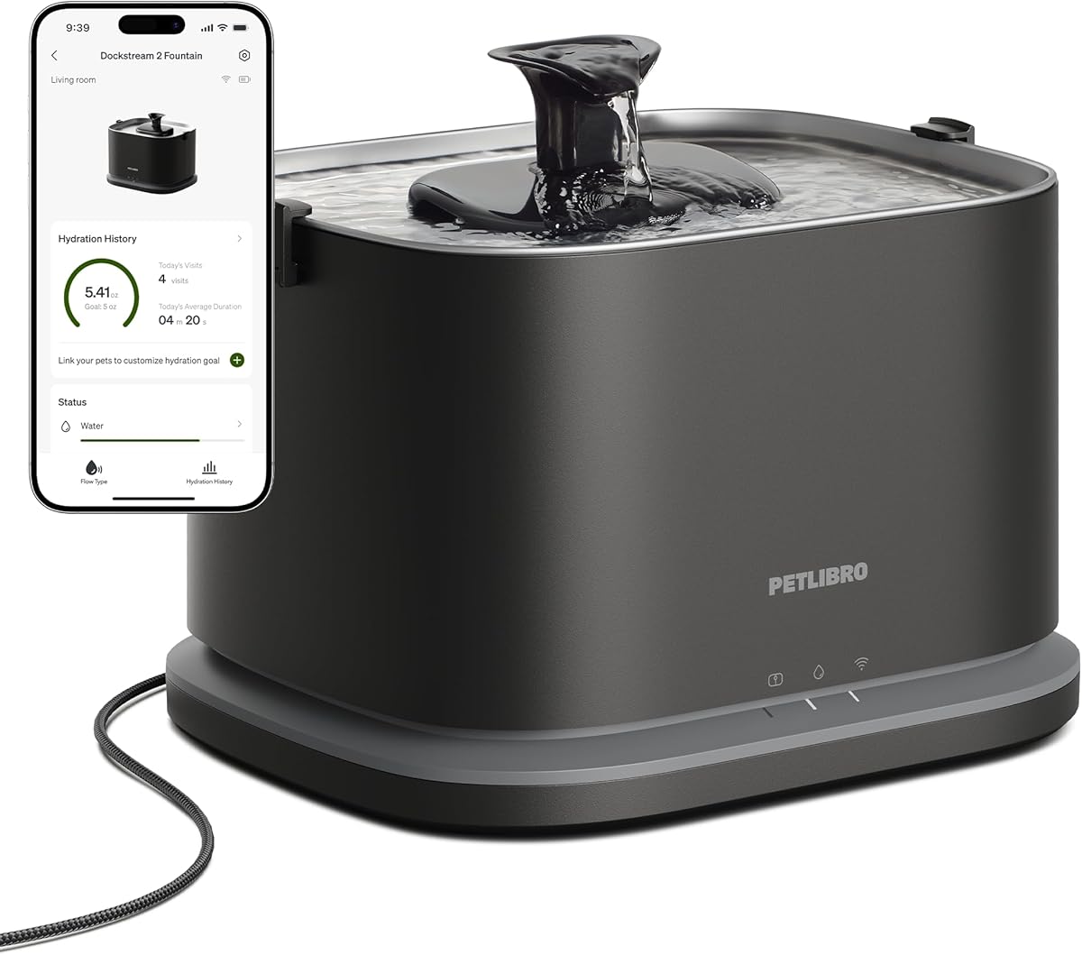 PETLIBRO Capsule Wireless Pet Water Fountain