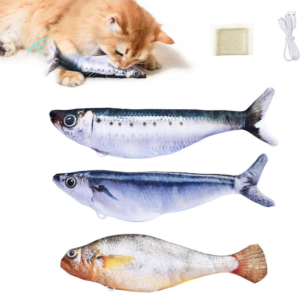 Potaroma Electric Flopping Fish Cat Toy