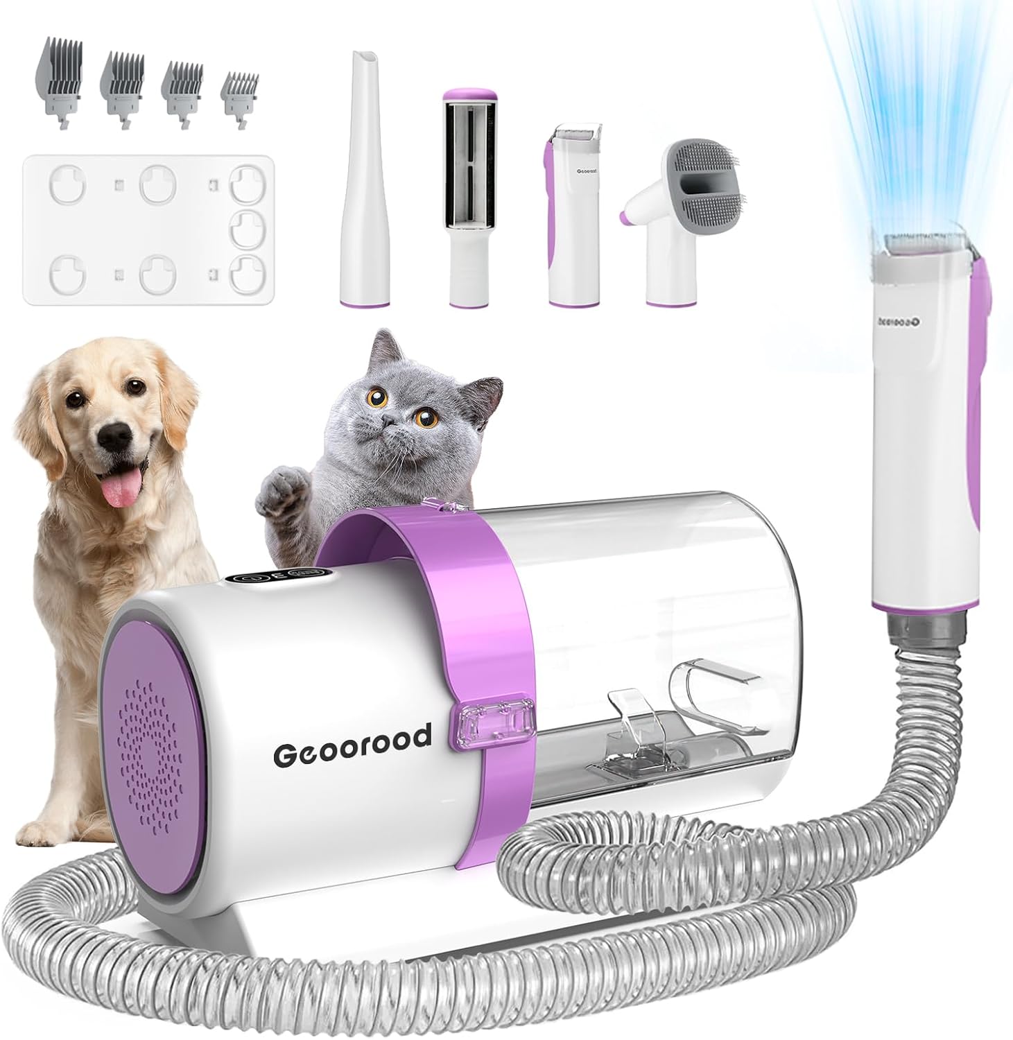 SpaDay Pet Grooming Vacuum Kit