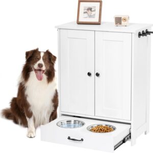 Furry Fido Elevated Feeder with Storage
